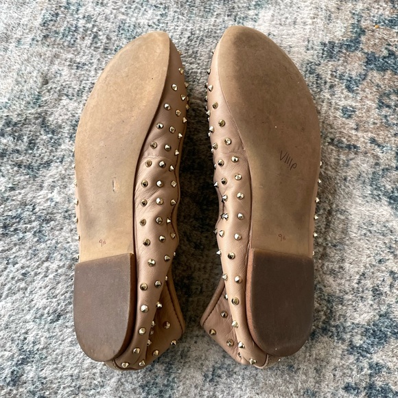 Sam Edelman Felicia Studded Ballet Flat Size 9.5 Beige - Picture 8 of 8